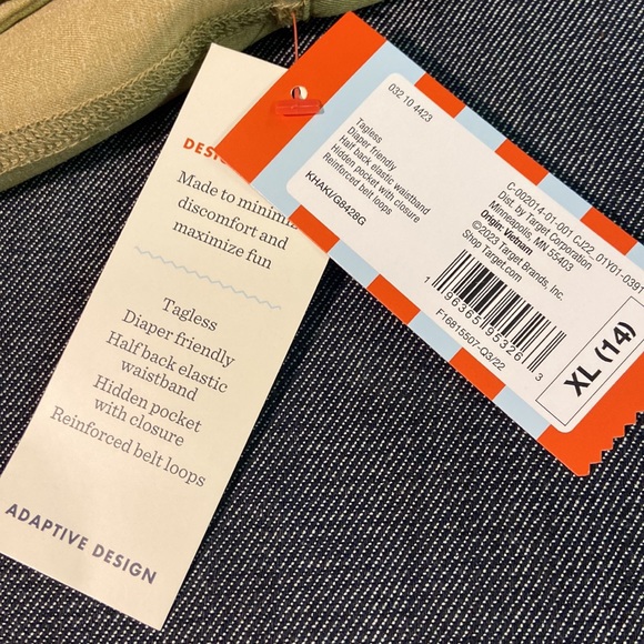 NWT Cat&Jack Khaki shorts (14) - Picture 4 of 4